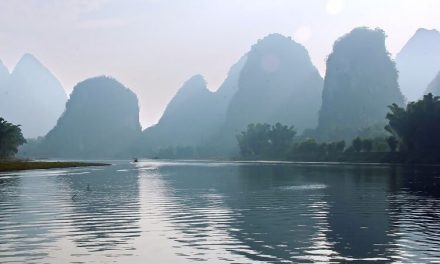 Yangshuo limestone mountains